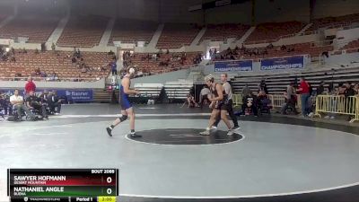 D2-175 lbs Champ. Round 1 - Sawyer Hofmann, Desert Mountain vs Nathaniel Angle, Buena