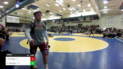 160 lbs Round Of 32 - Beau Priest, Bakersfield vs Emmitt Munson, Pomona (CO)