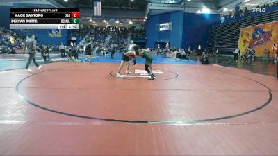 144 lbs Champ. Round 2 - Mack Santoro, Saucon Valley vs Delvan Rotte, DePaul Catholic