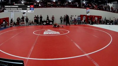 65 kg Champ. Round 2 - Jordan Soriano, Dragon Wrestling Club vs Noah Manuel Tapia, Blue & Gold Wrestling Club