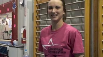USA National Team Gymnast Amanda Jetter after her International Assignment in Italy