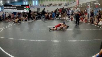 44-48 lbs Quarterfinal - Dawson Adkison, Bay County Elite vs Nicholas Steiner, Niceville Wrestling Academy