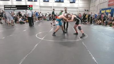 190 lbs Round 5 (6 Team) - Gibson Swartz, Youngstown Elite vs Konrad Drew, Dayton Bandits