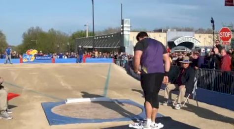 M shot put H02 (Dan Taylor 1865m KU Street Shot)