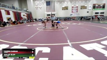 120 lbs Cons. Round 2 - Marrin Darrah, Nampa vs Baylee Blum, Vallivue