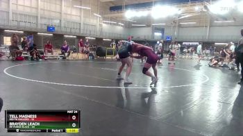 152 lbs Placement Matches (16 Team) - Brayden Leach, MF Purge Black vs Tell Magness, Mid TN Maulers