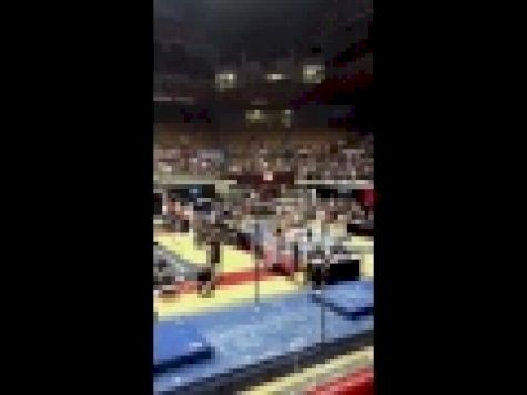 2011 NCAA gymnastics championships HB EF - Alex Buscaglia - 1st