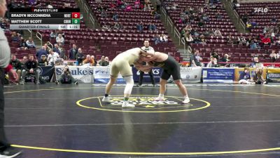 285 lbs Quarterfinal - Bradyn McConneha, North Allegheny vs Matthew Scott, Council Rock South