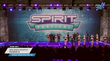 New World Athletics - Flood 5 [2023 L5 Senior Open Coed - D2 Day 2] 2023 Spirit Fest Grand Nationals