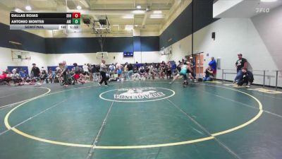 134 lbs Semifinal - Antonio Montes, Arete vs Dallas Rojas, Villa Park High School