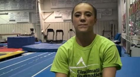 USA Jr National Team Member Lexie Priessman after her First International Competition