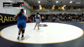 235 lbs Champ. Round 1 - Trinity Tipton, Camarillo vs Audrina Felix, Temescal Canyon