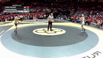 D3-120 lbs Cons. Round 3 - Ethan Cantrell, West Union vs Owen Patchen, Monroeville