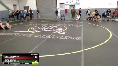 98 lbs Quarterfinal - Kailey Graham, Mat-Su Matmen vs Carl Bravo, Kodiak Wrestling Club