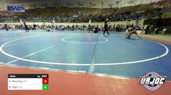 90 lbs Consolation - Hunter Heuring, Amped Wrestling Club vs Abel Vigil, Team Nomad