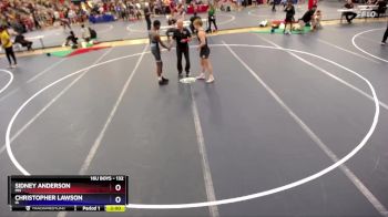 132 lbs Cons. Round 3 - Sidney Anderson, MN vs Christopher Lawson, IA