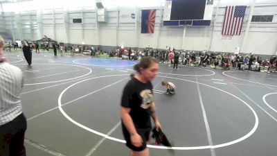 46 kg Rr Rnd 3 - Caliyah Cruz, Grindhouse WC vs Taylynn Smith, 208 Badgers