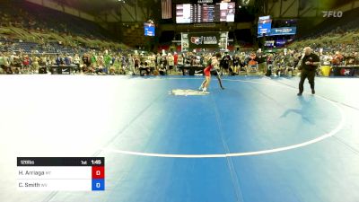 126 lbs Cons 32 #1 - Hunter Arriaga, MT vs Cole Smith, WV