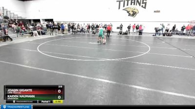 215 lbs Cons. Round 2 - Kaiden Naumann, Kewaskum vs Joaqin Gigante, Lane Tech (IL)