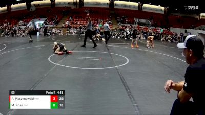 60 lbs Finals (2 Team) - Maddox Krise, Empyre WC Maroon vs Remington Pierzynowski, Meridian Maniacs