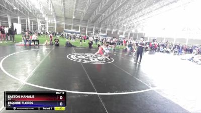 67 lbs Semifinal - Easton Mamalis, WY vs Esquire Flores, CA