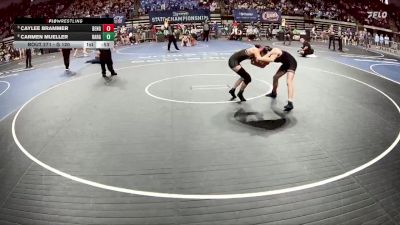 G 120 lbs Cons. Semi - Caylee Brammer, Benton Girls vs Carmen Mueller, Baton Rouge Girls