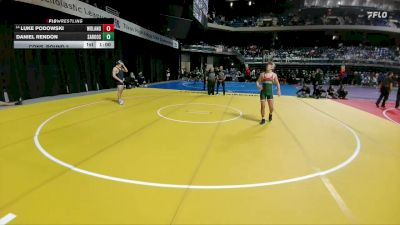 6A 157 lbs Cons. Round 2 - Luke Podowski, Conroe The Woodlands vs Daniel Rendon, San Antonio Roosevelt