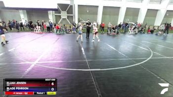 71 lbs Quarterfinal - Elijah Jensen, WA vs Blade Pehrson, UT