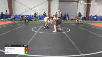 160 lbs Consolation - Tyler Cumming, Mt. Olive vs Nando Ott, Scorpions