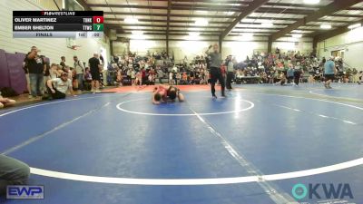 85 lbs Rr Rnd 3 - Bowen Schubert, Chandler Takedown Club vs Brooks Gallier, Verdigris Youth Wrestling