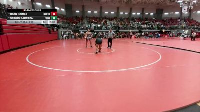 215 lbs Champ. Round 1 - Sergio Barraza, Franklin vs Ryan Rainey, Arlington Martin