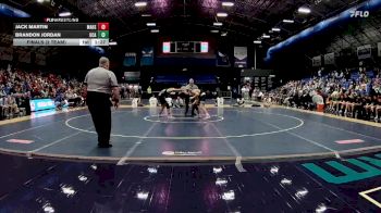 144 lbs Finals (2 Team) - Jack Martin, Mount Airy High School vs Brandon Jordan, Uwharrie Charter Academy