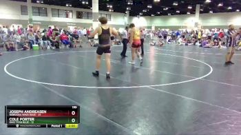 195 lbs Round 1 (16 Team) - Joseph Andreasen, Nebraska Wave Hogs vs Cole Porter, Ohio Titan Blue