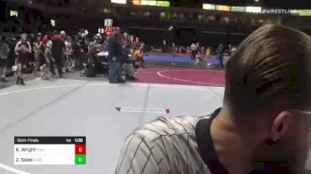 52 lbs Semifinal - Karter Wright, Punisher Wrestliing Co vs Zephyr Salas, Threshold WC