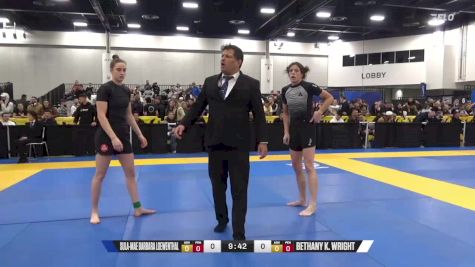 Bethany K. Wright vs Sula-Mae Barbara Loewenthal 2024 World IBJJF Jiu-Jitsu No-Gi Championship