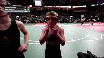 130 lbs Champ. Round 2 - John Freeman, BTLA vs Reed Nutter, PBG1