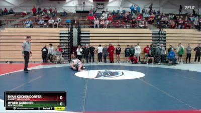 138 lbs Champ. Round 2 - Ryan Kochendorfer, Garrett High School vs Ryder Gardner, New Palestine