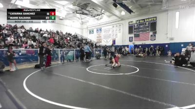 110 lbs Quarterfinal - Catarina Sanchez, Bell Gardens vs Marie Saldana, Northview