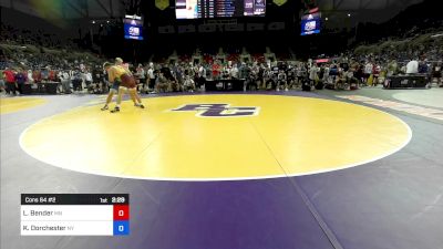 285 lbs Cons 64 #2 - Logan Bender, MN vs Kamdyn Dorchester, NY