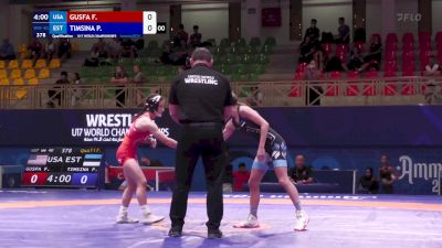 40 kg Qualif. - Francesca Gusfa, United States vs Polina Timsina, Estonia