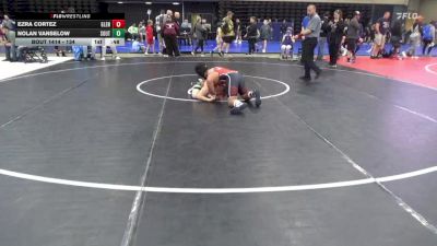 134 lbs Consi-qtrs - Ezra Cortez, Glen Rock vs Nolan Vanselow, South Park