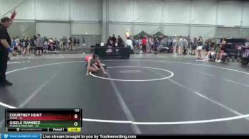 122 lbs Placement Matches (8 Team) - Courtney Hunt, Idaho vs Gisele Ramirez, Pennsylvania Red