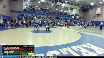 125lbs Cons. Round 3 - Maya Jones, Tonasket (Girls) vs Marilyn Mentado, McKay