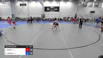 95 lbs Quarterfinal - Alexandra Sebek, Charlies Angels Black vs Ysabelle Ocampo, WOW North