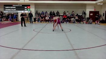 100 lbs Quarterfinal - Lizeth Espino, Willcox High School vs Joanna Pilant, Desert View