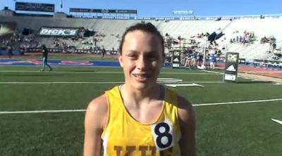 Liz Reida 1st GIrls 2k Steeple 2011 Kansas Relays