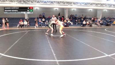 120 lbs 3rd Place Match - Kannen Kopetzky, Gretna East vs Braiden Sidwell, Highland