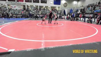 52 lbs Consi Of 4 - Westyn Valice, USA Gold vs Lilyanna Barragan, Predator Wrestling