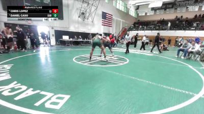 215 lbs Semifinal - Daniel Caso, Damien vs Chris Lopez, La Quinta