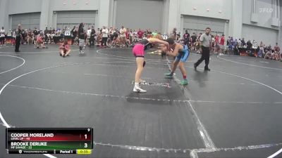 125 lbs Round 7 (10 Team) - Cooper Moreland, Level Up vs Brooke Derijke, MF Savage